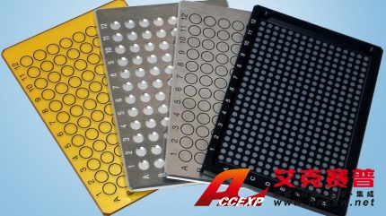 HTS-XT 中可以使用不同類型的可重復(fù)使用、易于清潔的微孔板。