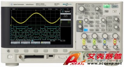 Agilent MSOX2024A 示波器(200MHz、4通道加8數(shù)字通道)