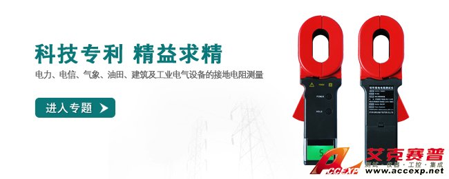 艾克赛普 ACCEXP-ETCR2000 钳形接地电阻测试仪图片