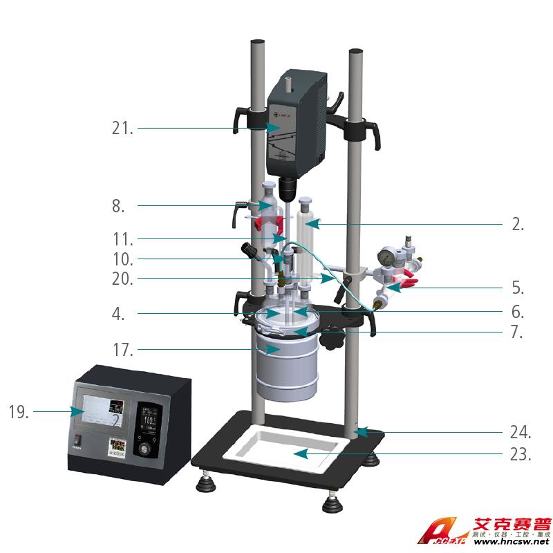 JULABO优莱博 3000 ml压力反应釜，（ 150mm法兰开口）JRS-6423-2
