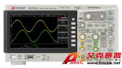 keysight是德 DSOX1102A 示波器：70/100 MHz，2 個(gè)模擬通道