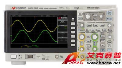keysight是德 DSOX1102G 示波器：70/100 MHz，2 個(gè)模擬通道