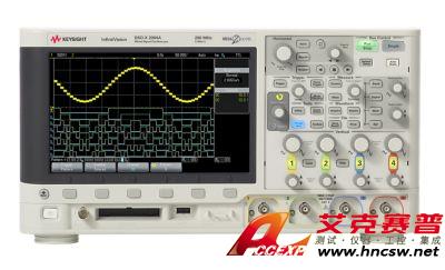 keysight是德 DSOX2004A 示波器：70 MHz，4 個模擬通道
